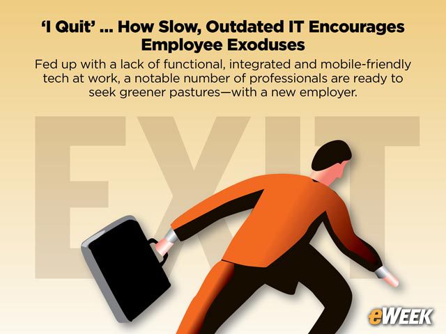 'I Quit' … How Slow, Outdated IT Encourages Employee Exoduses